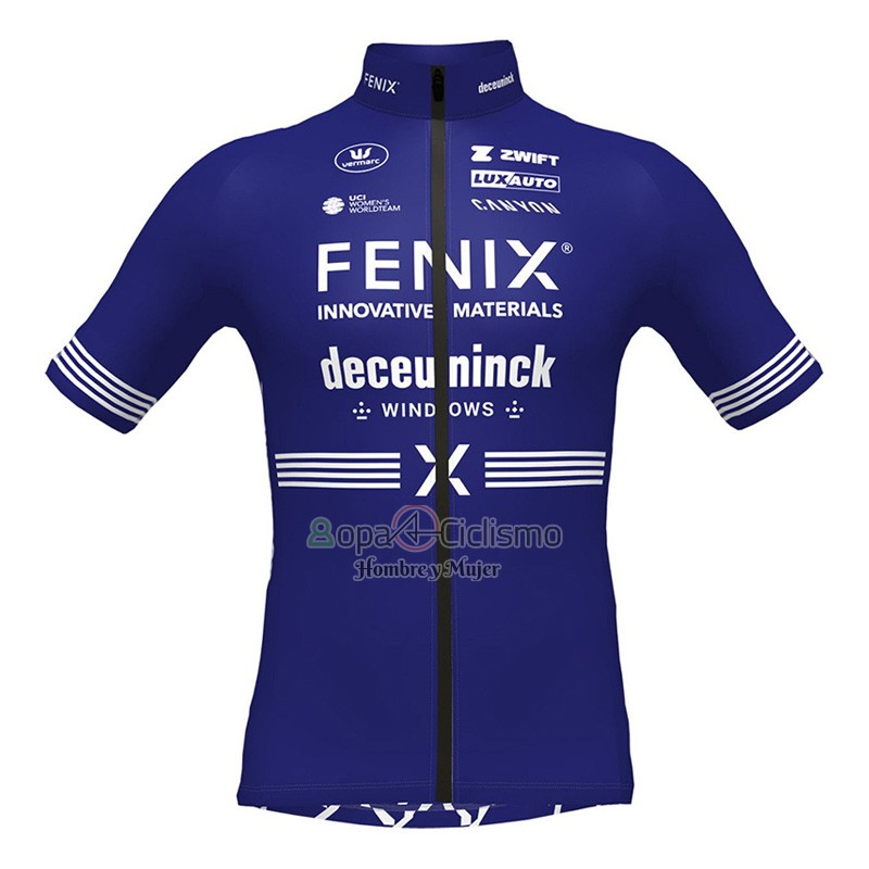Deceuninck Quick Step Ropa Ciclismo Culotte Corto 2023 Mangas Cortas Violeta